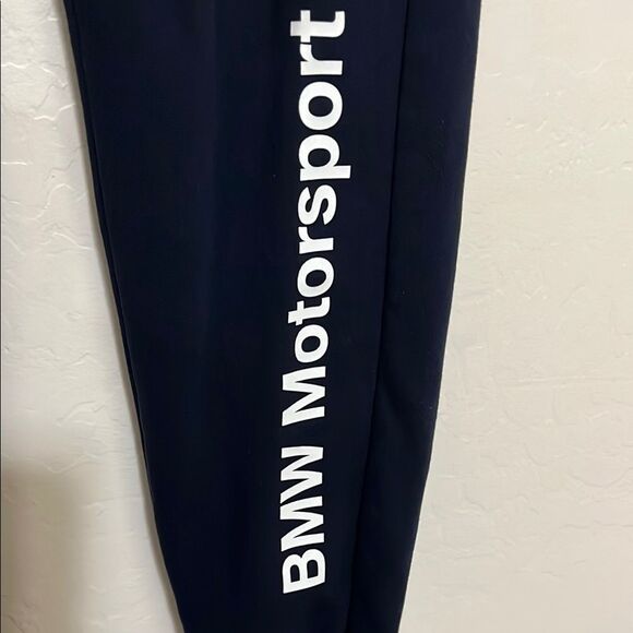 Puma BMW Motorsport Blue Athletic Hoodie Sweatpants 2 Two Piece Set - Picture 6 of 15
